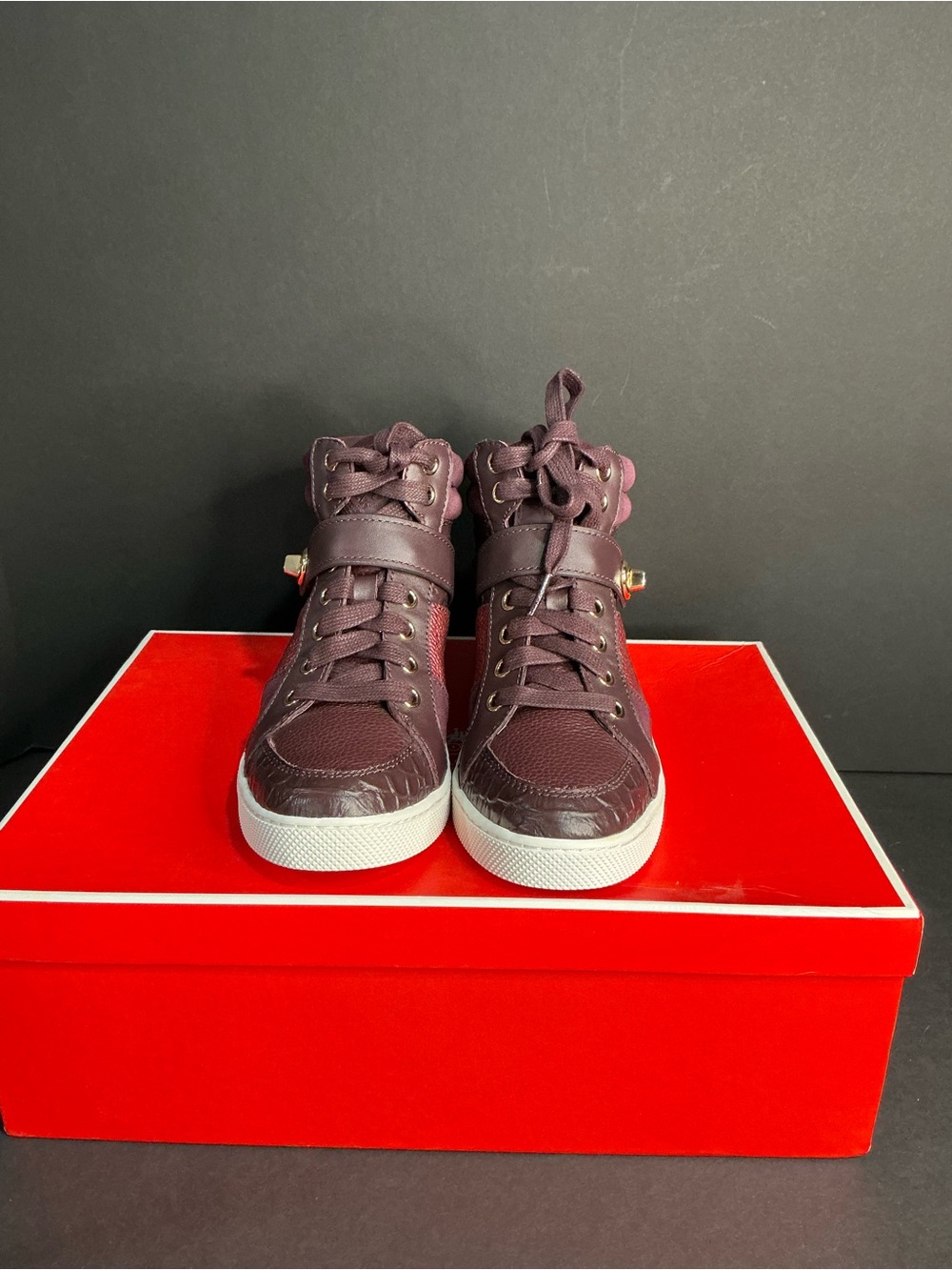 Coach "Pembroke Patchwork" high-top sneakers